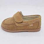 Náutico Serraje Velcro Camel