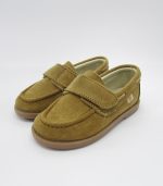 Náutico Serraje Velcro Camel - Imagen 2