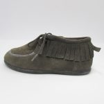 Botín Serraje Flecos Gris