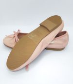 Manoletinas Piel Rosas Glitter - Imagen 4