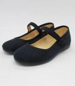 Merceditas Serraje Marino Detalle Botón - Imagen 2