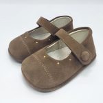 Merceditas Serraje Taupe Detalle