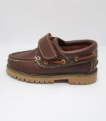 Náutico Piel Marrón Velcro