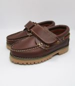 Náutico Piel Marrón Velcro - Imagen 2