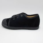 Zapatillas Terciopelo Marino Puntera Goma