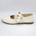 Merceditas Piel Crema Pulsera Flor