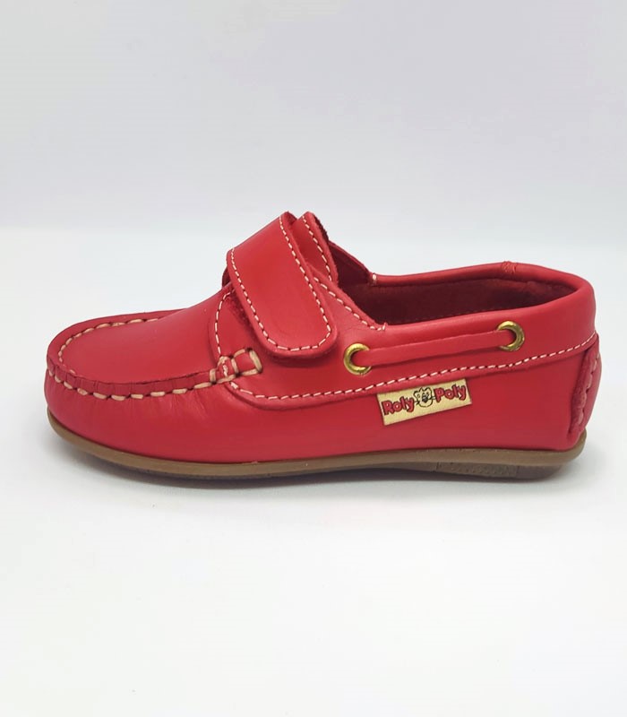 nautico piel velcro rojo (2) Náutico Piel Velcro Rojo - Imagen 1