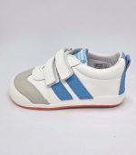 Zapatillas Respetuosas Milan Raya Azul