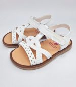 Sandalias Pablosky Tira Central Blanco - Imagen 2