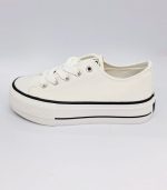 Zapatillas Conguitos Plataforma Blancas