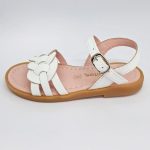 Sandalias Conguitos Trenzada Blanca