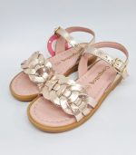 Sandalias Conguitos Trenzada Dorada - Imagen 2