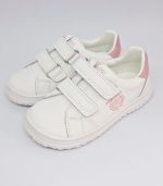 Zapatillas Pablosky Piel Blanca Rosa - Imagen 2