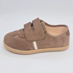 Deportivo Velcro Serraje Taupe